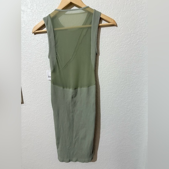 NWT Free People Green Sleeveless Dress - Picture 6 of 6